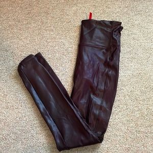 Spanx Vegan Leather leggings